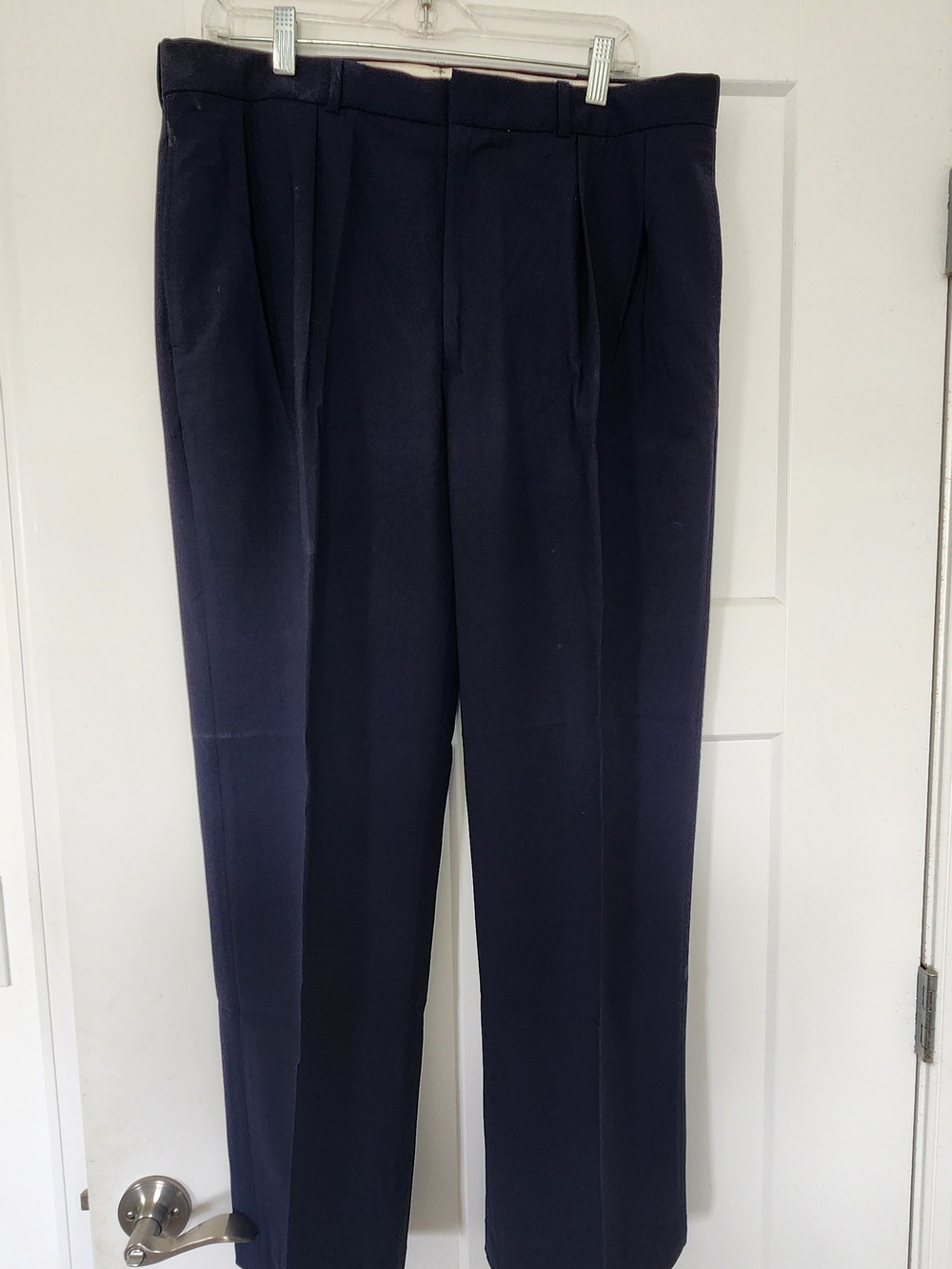 POLO GOLF Ralph Lauren Navy Pleated Men's Dress Pants